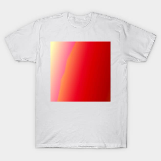 yellow pink orange red abstract texture T-Shirt by Artistic_st